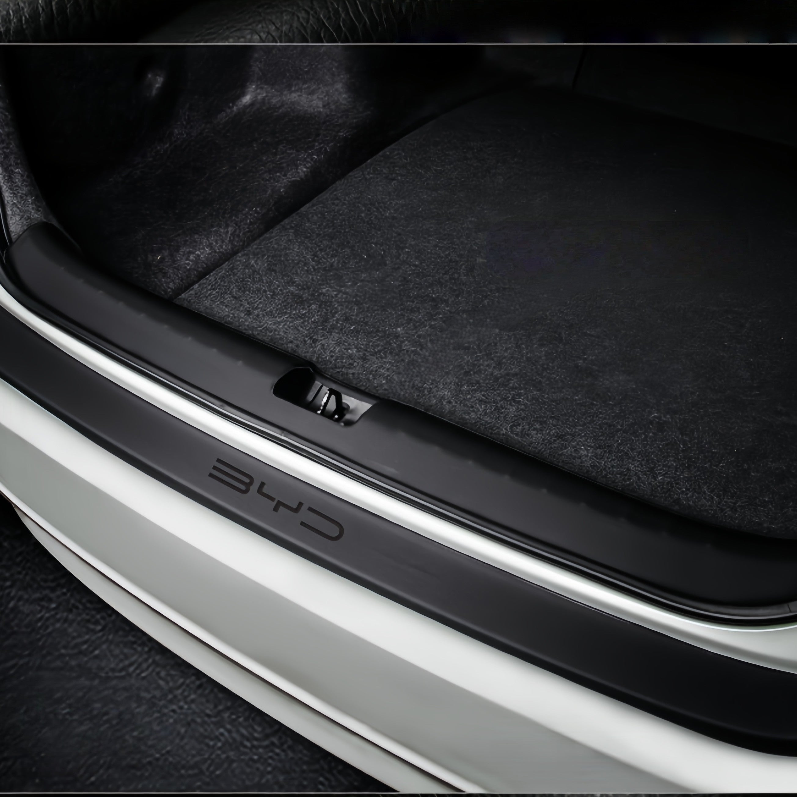 Car Door Sill Leather Stickers Rotection Plate For BYD