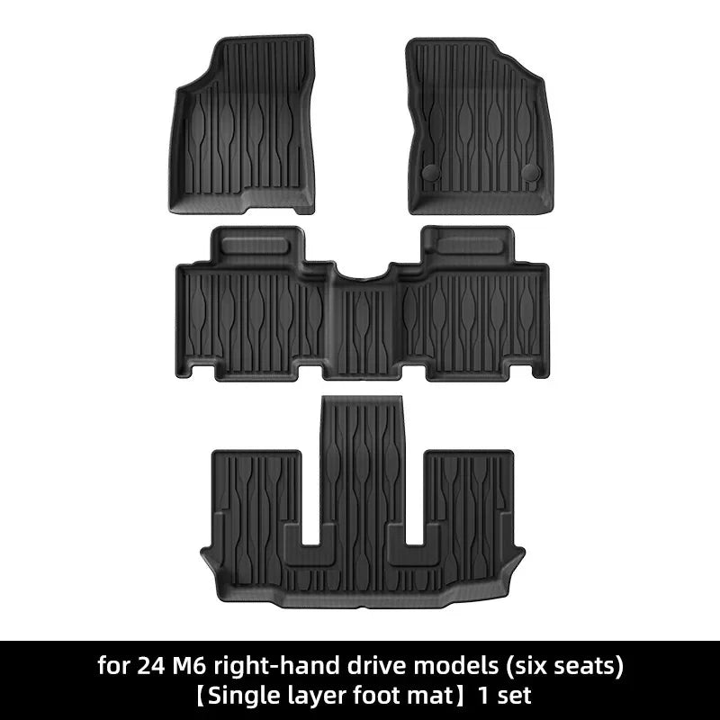 RHD TPE All Weather Car Floor Mats For BYD M6