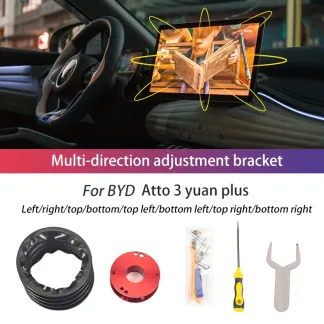 Kaufe Carbon Textur Auto Lenkrad Abdeckung Auto Teile für BYD Atto 3 Act  Seal Tang F3 E6 Yuan Song Plus EV F0 Qin Han Dolphin S6 38CM