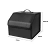 Car Trunk Foldable Storage Box Trip Leather Organizer Bag for BYD Atto 3 - Image 9