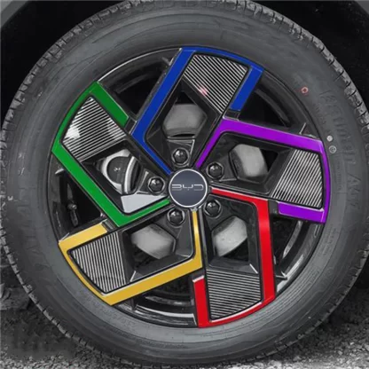 4Pcs-Wheel-Stickers-for-BYD-ATTO-3-DIY-Decoration-Laser-Wheel-Patch-Protection-Sequin-Modification-Car1