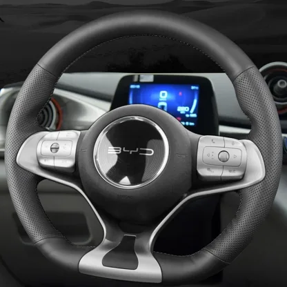 Non-Slip-Black-Artificial-Leather-Braid-Car-Steering-Wheel-Cover-For-BYD-Dolphins-YUAN-PLUS-20201-1
