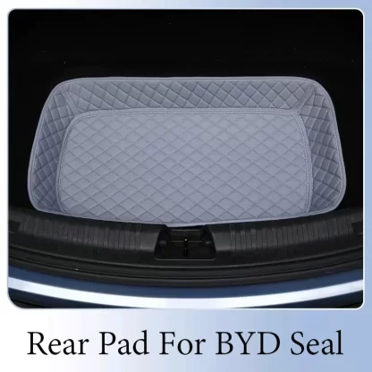 Leather-Car-Front-Storage-Box-Pad-For-BYD-Seal-EV-DMi-2023-2024-Trunk-Mat-Waterproof