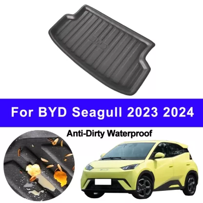 Rear Trunk Cargo Mat Carpet for BYD Seagull 2023 2024