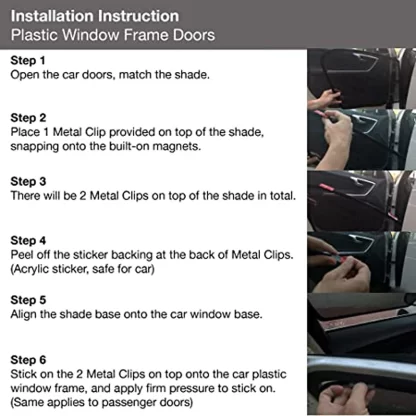 BYD Seal Sedan 2022 2023 2024 Magnetic Car Sunshade