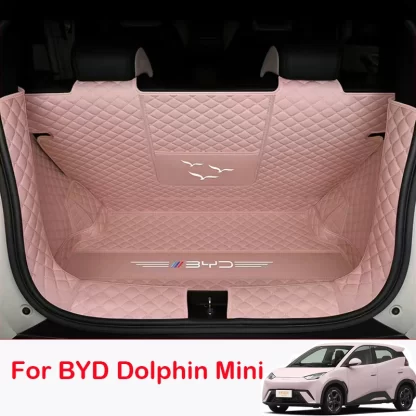 Full Coverage Leather Trunk Mat For BYD Dolphin Mini Seagull 2023