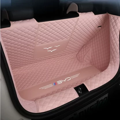 Full Coverage Leather Trunk Mat For BYD Dolphin Mini Seagull 2023