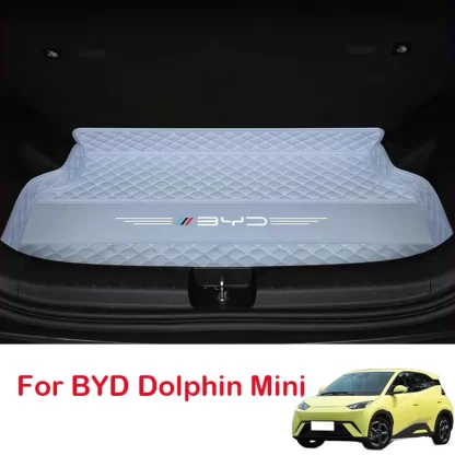 Leather Trunk Mat For BYD Dolphin Mini Seagulls 2023 2024