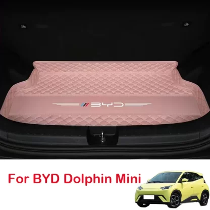 Leather Trunk Mat For BYD Dolphin Mini Seagulls 2023 2024