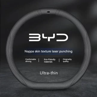 Car Suede Steering Wheel Cover For BYD