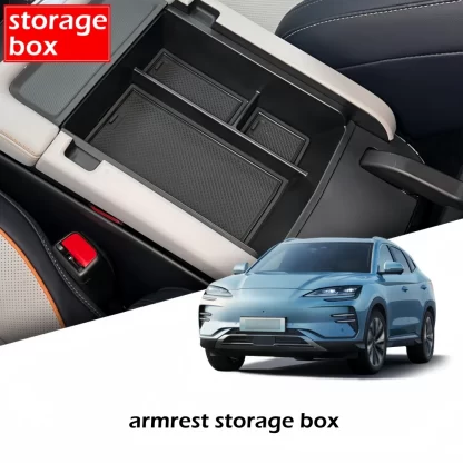 Armrest Storage Box Cup Holder for BYD Seal U Sealion 6 Song Plus