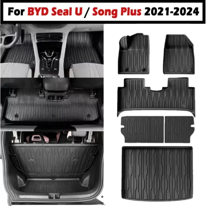 TPE Floor Mats for BYD Seal U / Song Plus Sealion 6 2021-2024