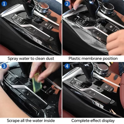 Center Console Instrument Dashboard Protective Film